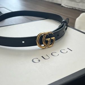 Authentic GUCCI Mini Logo Belt Women’s